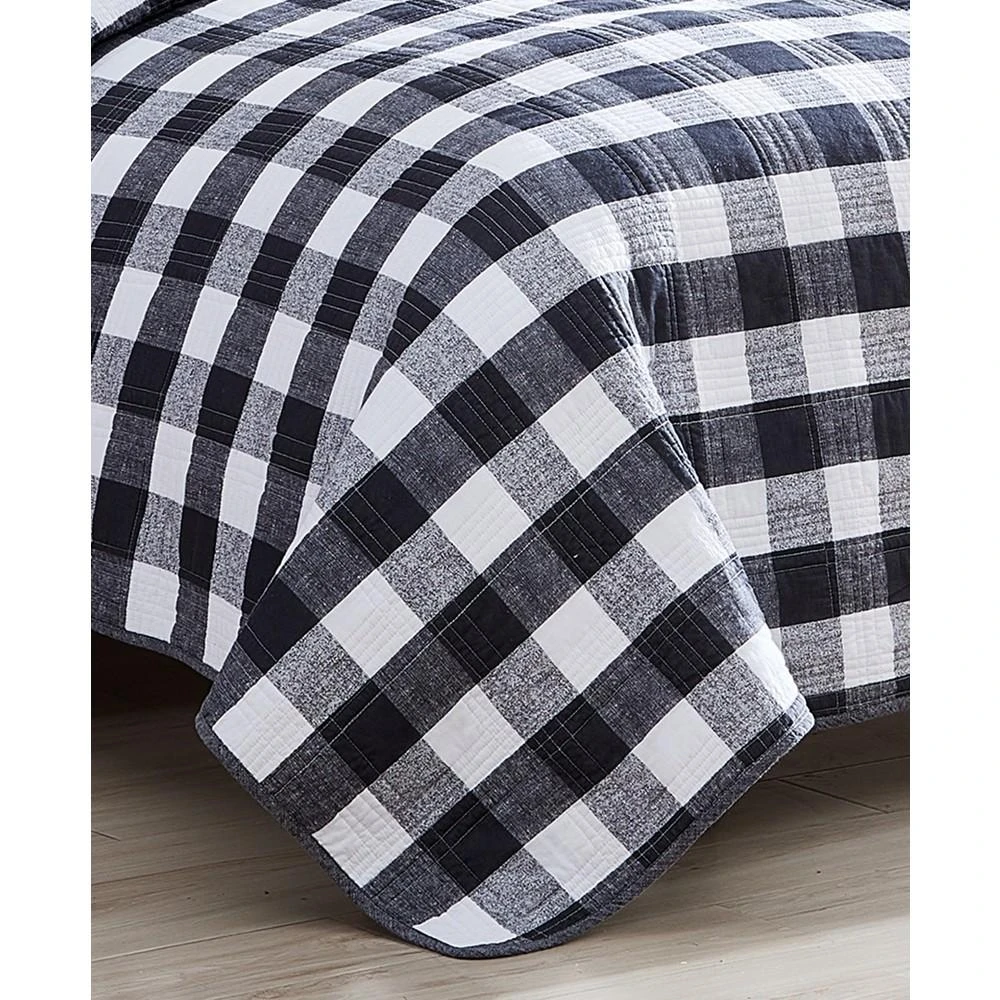 CLOSEOUT! Lakehouse 3 Piece Plaid Quilt Set 商品