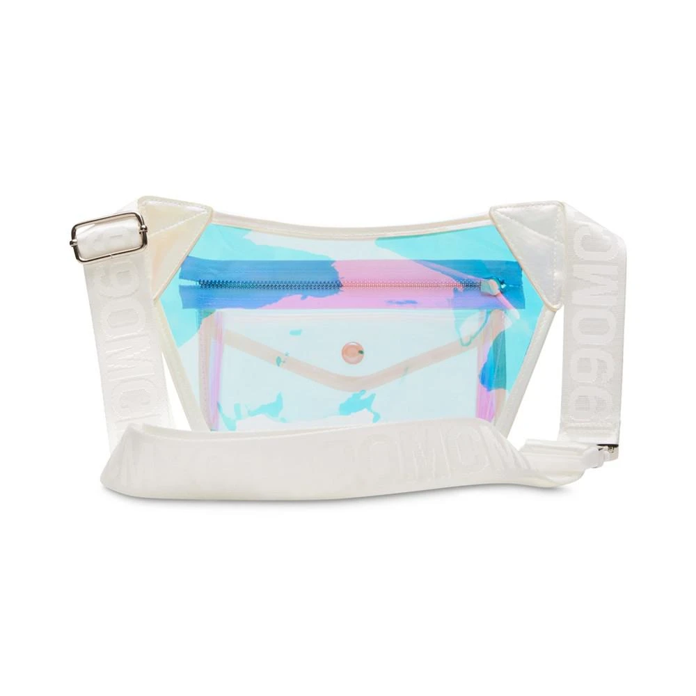 商品Steve Madden|Women's Iridescent Clear Jelly Belt Bag,价格¥216,第2张图片详细描述