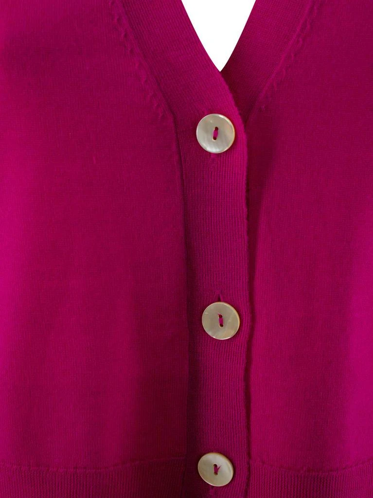商品Parosh|Parosh V-neck Knitted Cardigan Gilet,价格¥920,第4张图片详细描述