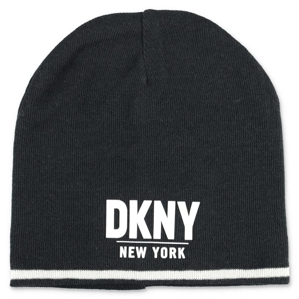 商品DKNY|Dkny Berretto Nero In Maglia Di Misto Cotone,价格¥605,第1张图片