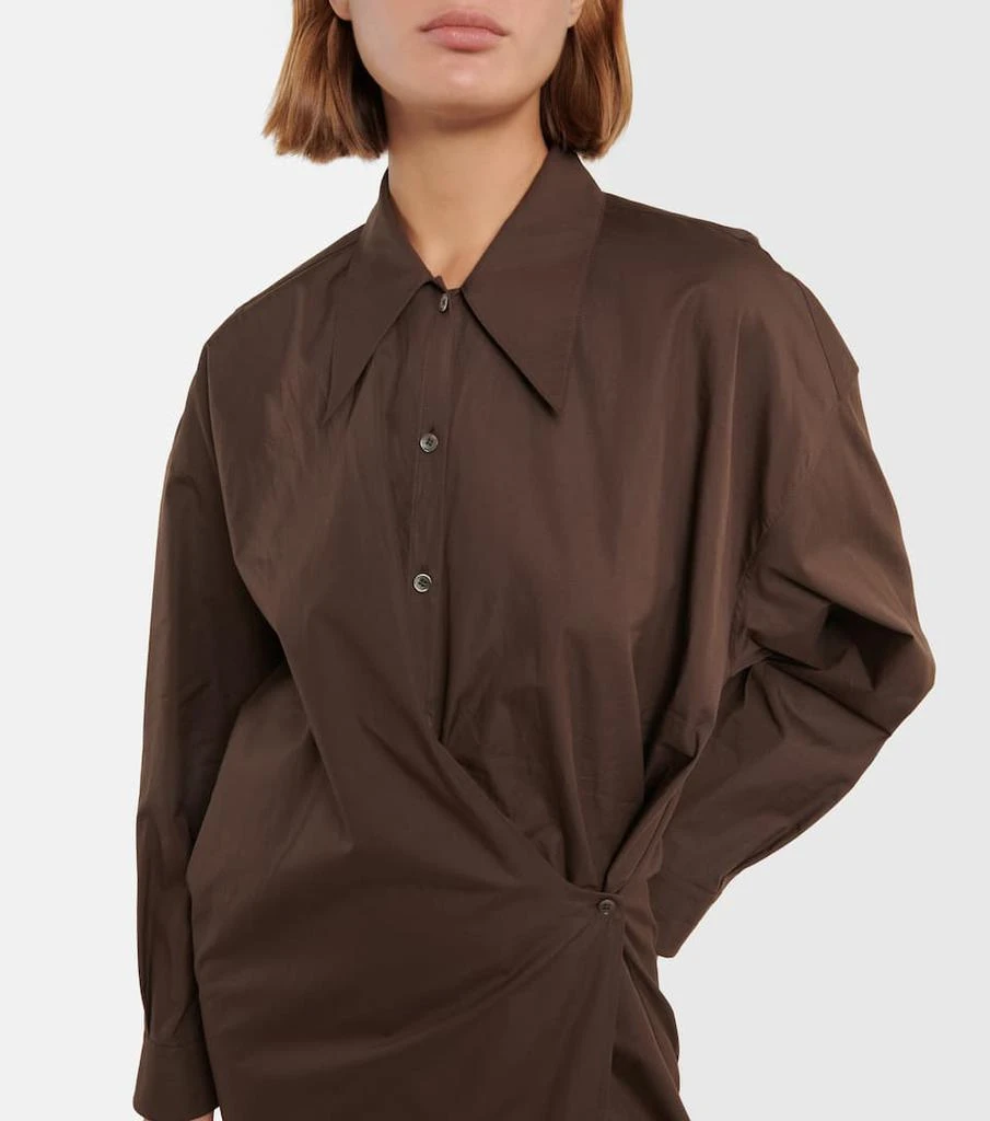 商品Lemaire|Asymmetric poplin shirt dress,价格¥2703,第4张图片详细描述