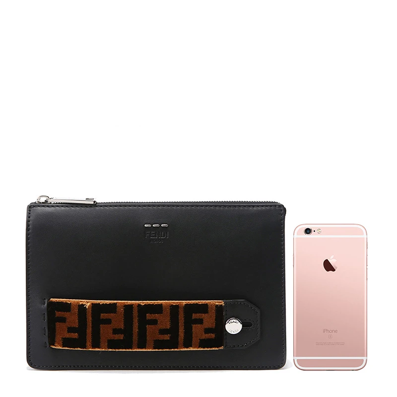 FENDI 黑色男士手拿包 7VA350-A0VU-F0W4L 商品