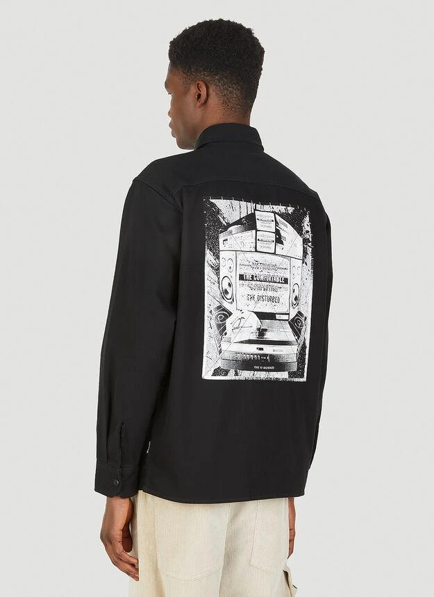 商品Carhartt|On U Sound Shirt Jacket in Black,价格¥440,第4张图片详细描述