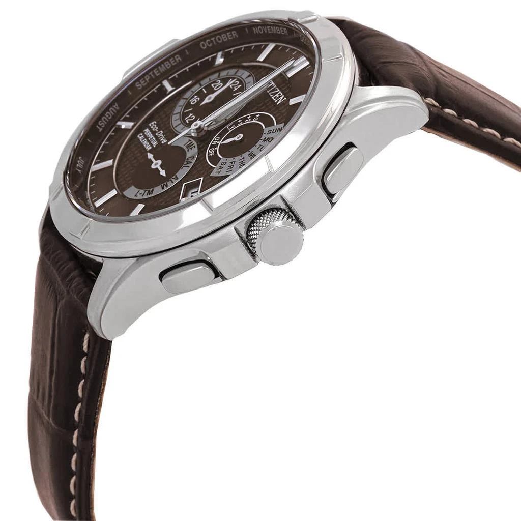 商品Citizen|Eco-Drive Perpetual GMT Brown Dial Men's Watch BL8160-07X,价格¥1755,第2张图片详细描述