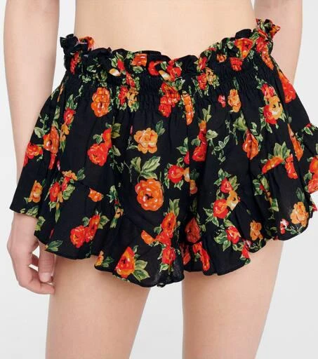 商品CAROLINE CONSTAS|Floral linen bandana, crop top and shorts set,价格¥2567,第5张图片详细描述