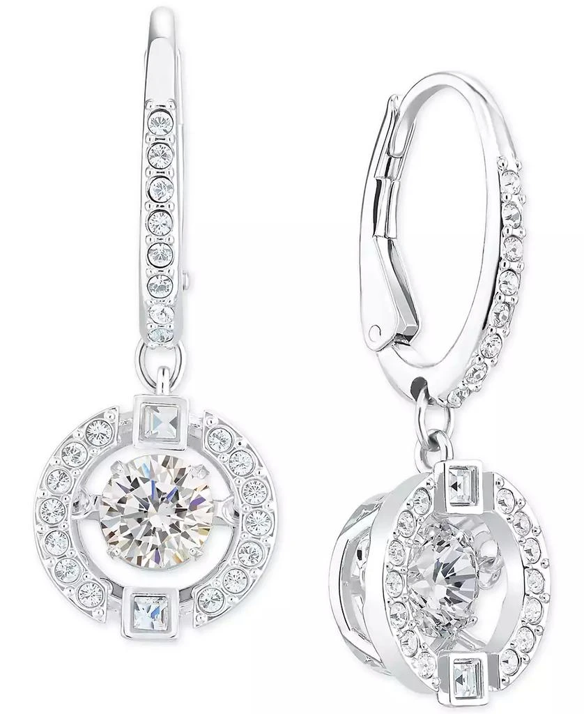 商品Swarovski|银色水晶吊式耳环,价格¥1109,第2张图片详细描述