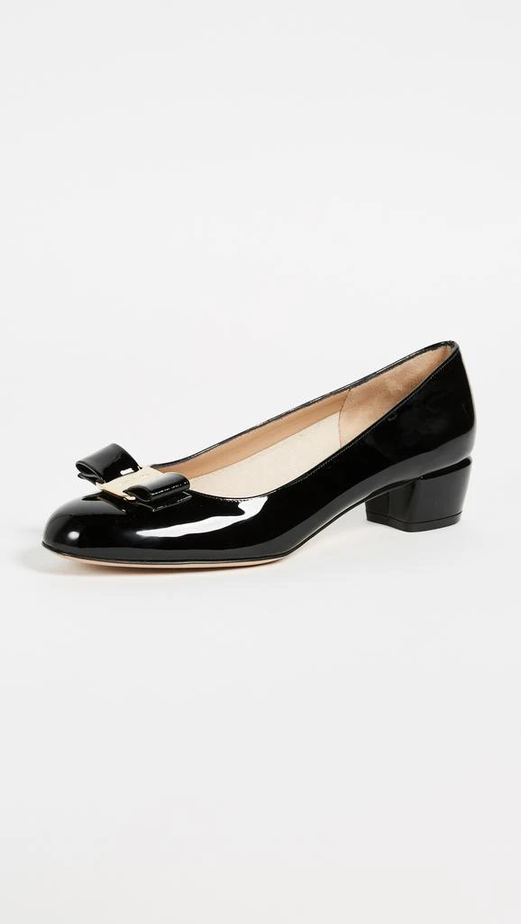 商品Salvatore Ferragamo|Salvatore Ferragamo 菲拉格慕 Vara 低跟浅口鞋,价格¥6567,第1张图片
