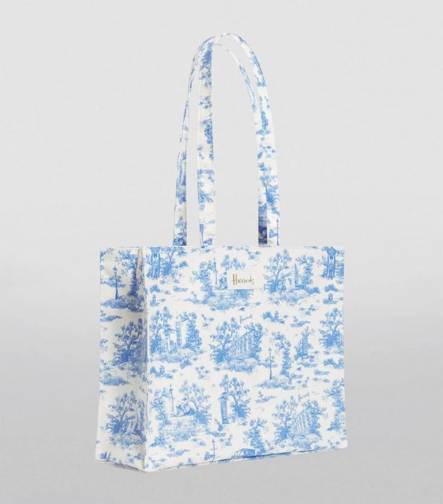 商品Harrods|Toile Shoulder Tote Bag,价格¥407,第4张图片详细描述