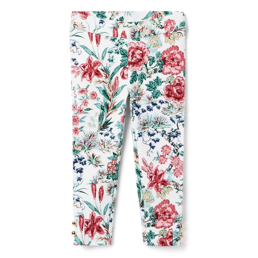 商品Janie and Jack|Floral Ponte Pants (Toddler/Little Kids/Big Kids),价格¥191,第1张图片