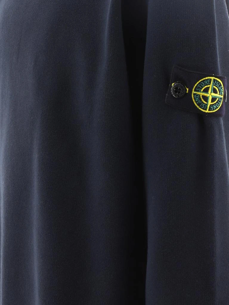 商品Stone Island Junior|Stone Island Junior Logo Patch Crewneck Sweatshirt,价格¥1010,第4张图片详细描述