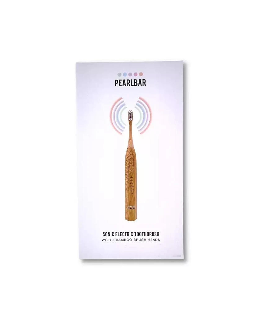 商品PearlBar|Sonic Electric Toothbrush with USB Charging Base, USB Cord and Bamboo Brush Heads, Set of 3,价格¥927,第3张图片详细描述