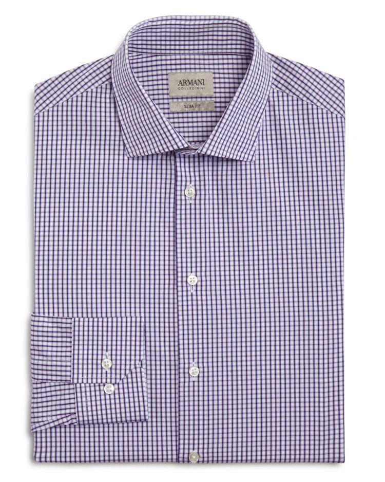 商品Armani|Multi Check Classic Fit Dress Shirt,价格¥1323,第1张图片