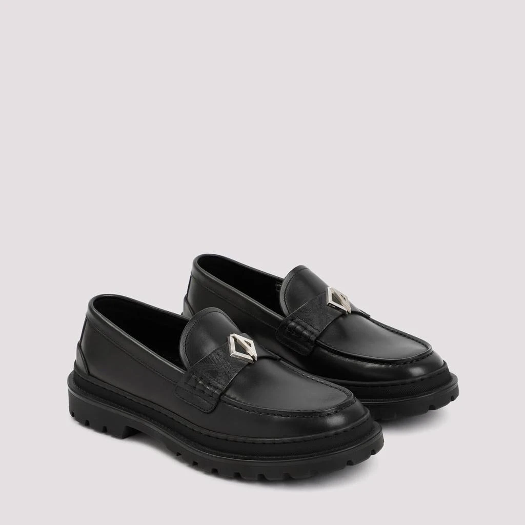 商品Dior|DIOR HOMME  LOGO PLAQUE LOAFERS SHOES,价格¥5313,第3张图片详细描述