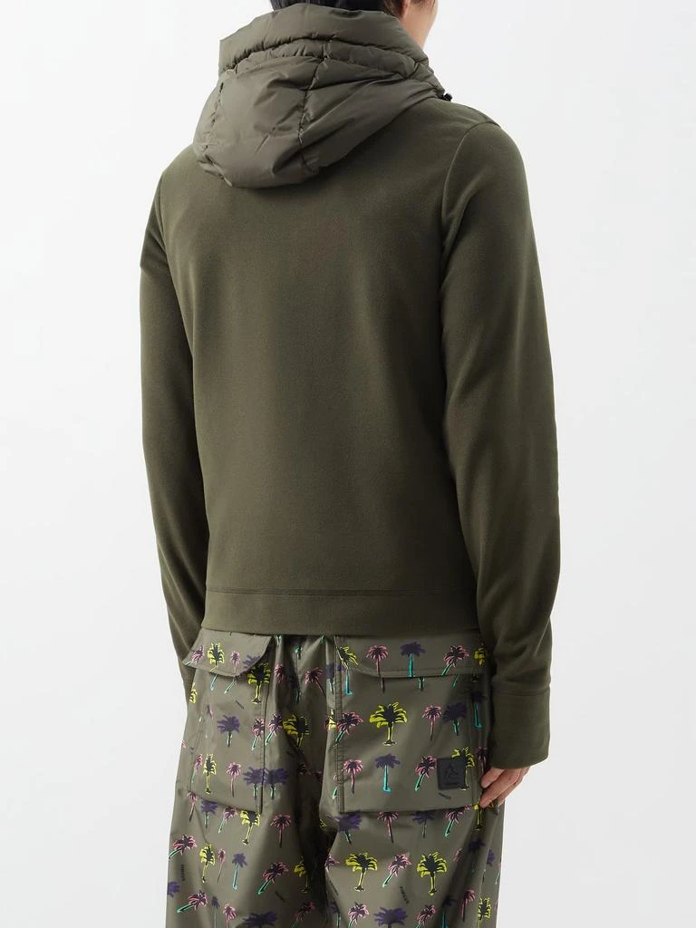 商品Moncler|Hooded quilted down and fleece jacket,价格¥7591,第5张图片详细描述