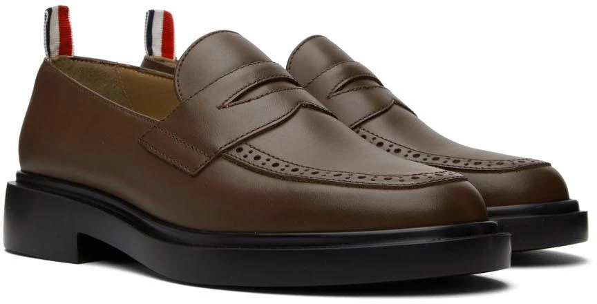 商品Thom Browne|棕色 Penny 乐福鞋,价格¥7122,第4张图片详细描述