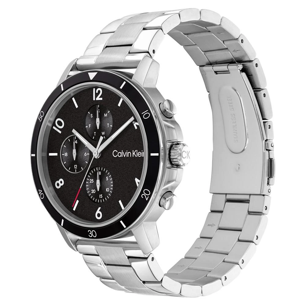 商品Calvin Klein|Men's Gauge Stainless Steel Bracelet Watch 46mm,价格¥1356,第2张图片详细描述