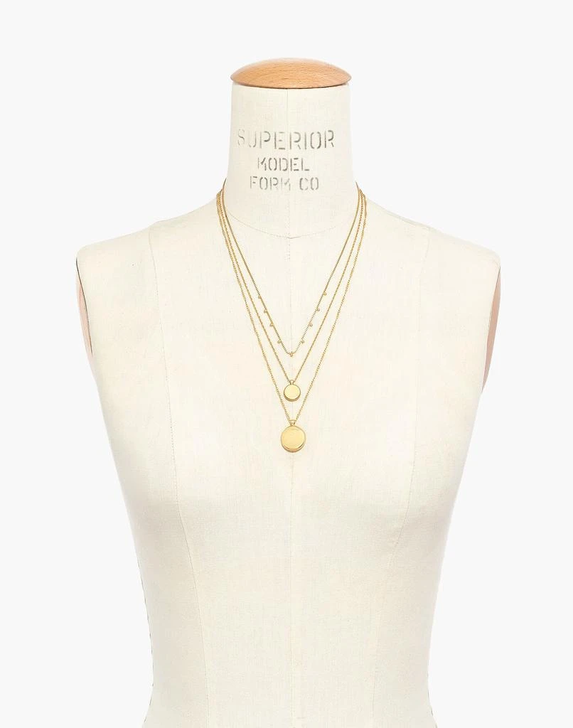 商品Madewell|钱币项链3件套,价格¥231,第3张图片详细描述