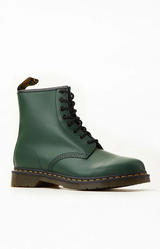 商品Dr. Martens|Green 1460 Smooth Leather Black Boots,价格¥1125,第2张图片详细描述