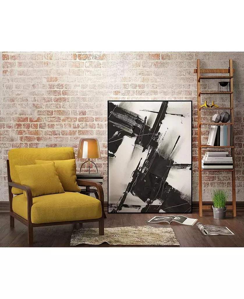 商品Giant Art|40" x 30" Diagonal Matrix I Art Block Framed Canvas,价格¥2523,第5张图片详细描述