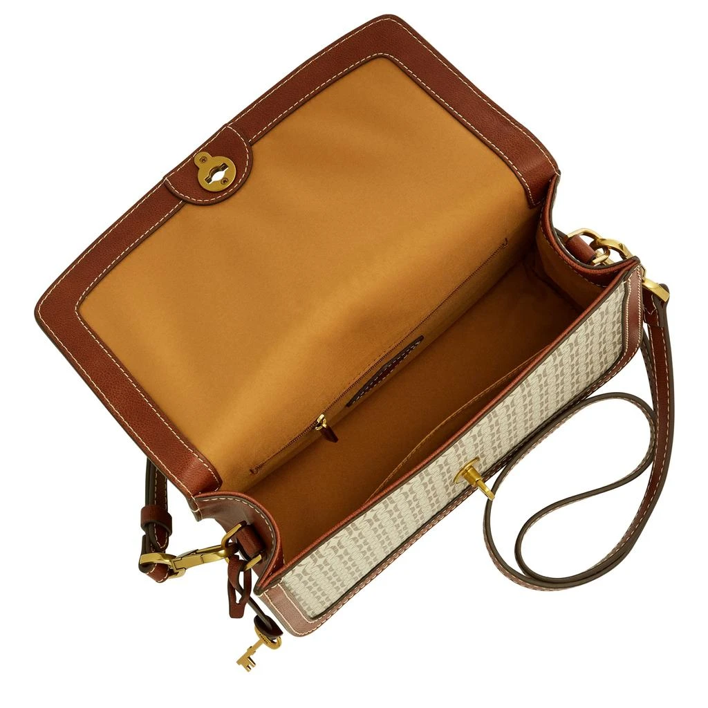 商品Fossil|Fossil Women's Ainsley Printed PVC Flap Crossbody,价格¥834,第2张图片详细描述