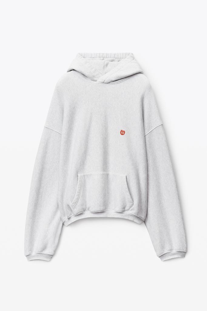 商品Alexander Wang|APPLE PUFF HOODED SWEATSHIRT IN TERRY,价格¥2830,第5张图片详细描述