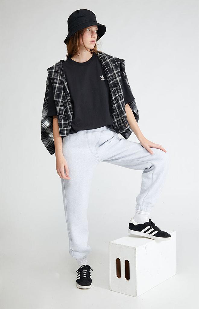商品Adidas|Adicolor Heather Grey Polar Fleece Sweatpants,价格¥335,第1张图片