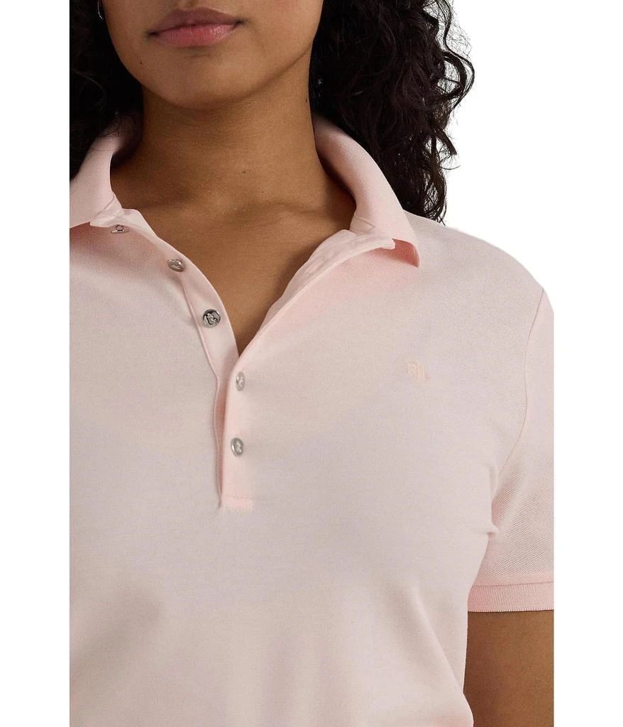 商品Ralph Lauren|Plus-Size Stretch Piqué Polo Shirt,价格¥520,第3张图片详细描述