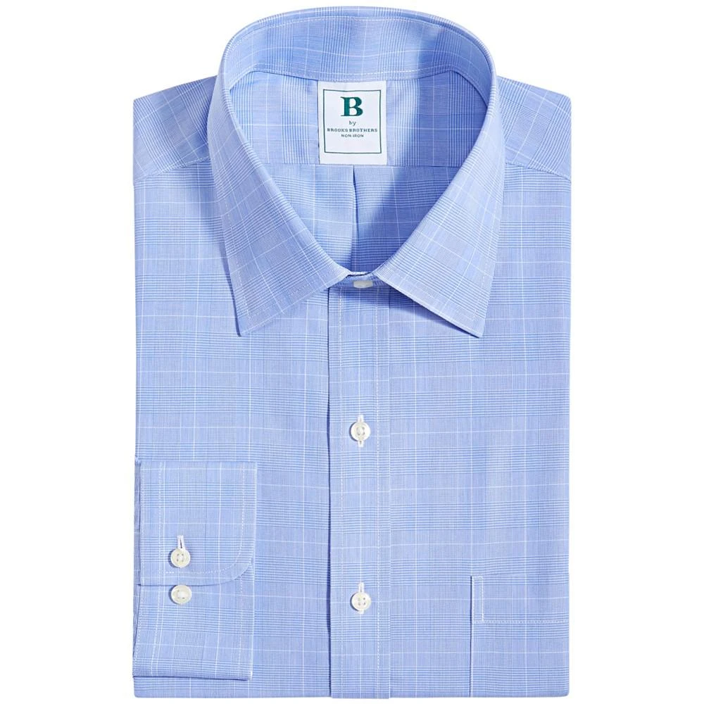 商品Brooks Brothers|Men's Regular Fit Non-Iron Glenn Plaid Dress Shirt,价格¥530,第4张图片详细描述