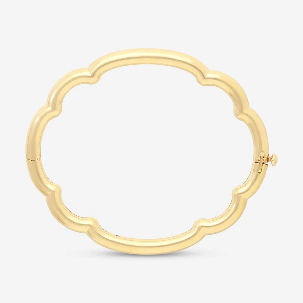 商品Roberto Coin|Roberto Coin Cialoma 18K Yellow Gold Cloud Bangle Bracelet 7773574AYBA00,价格¥16580,第3张图片详细描述