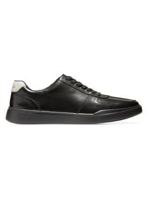 商品Cole Haan|男士 现代穿孔皮革运动鞋,价格¥380,第1张图片