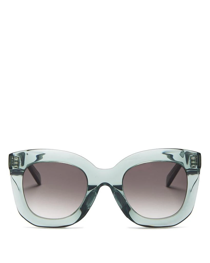 Bold 3 Dots Butterfly Sunglasses, 49mm 商品