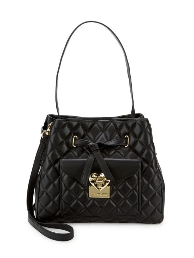 商品Moschino|Quilted Bucket Bag,价格¥826,第1张图片