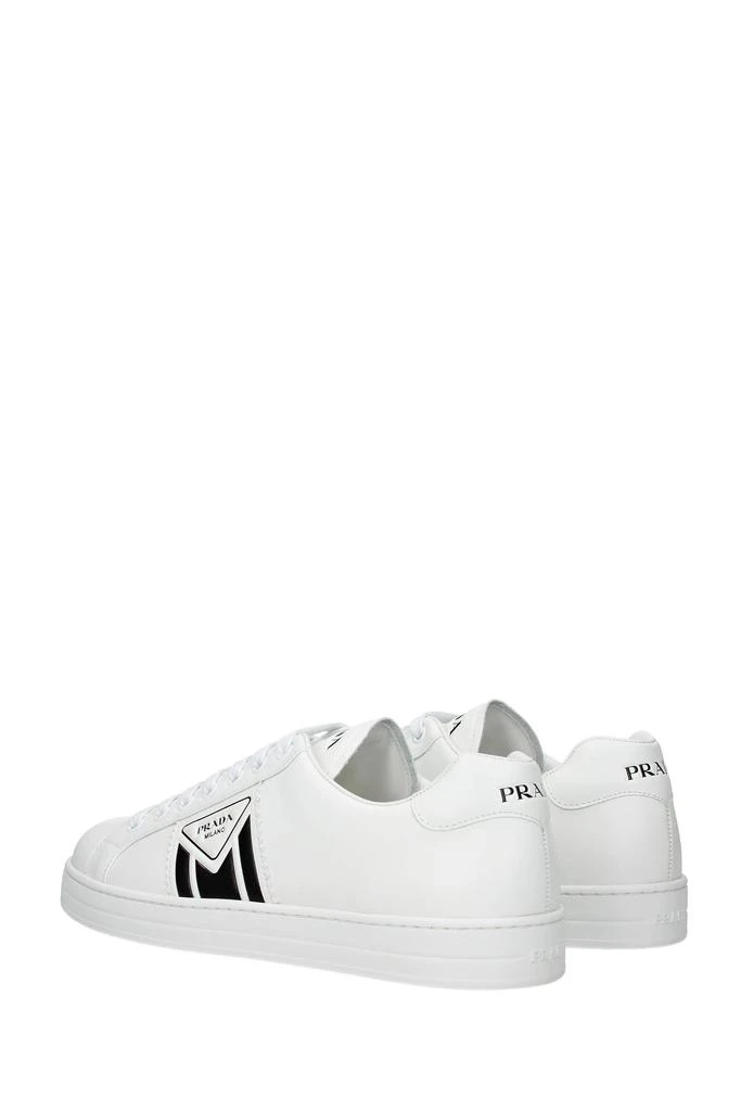 商品Prada|Sneakers Leather White Black,价格¥3246,第4张图片详细描述