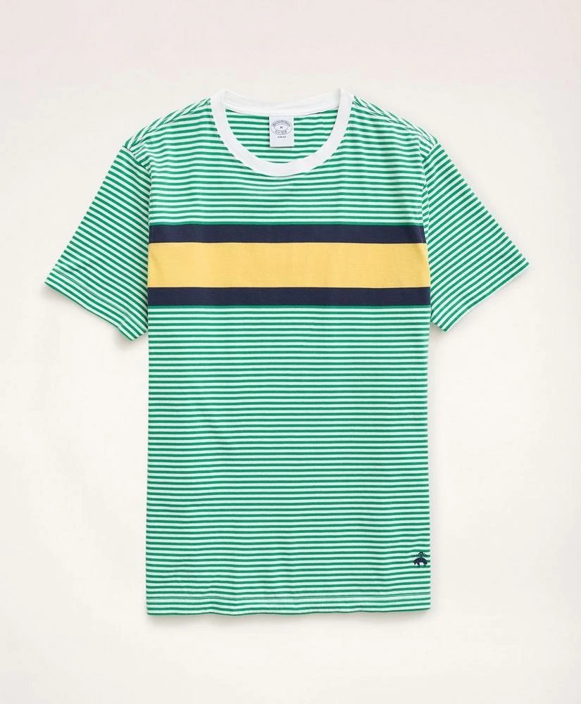 商品Brooks Brothers|Chest Stripe T-Shirt,价格¥150,第1张图片详细描述