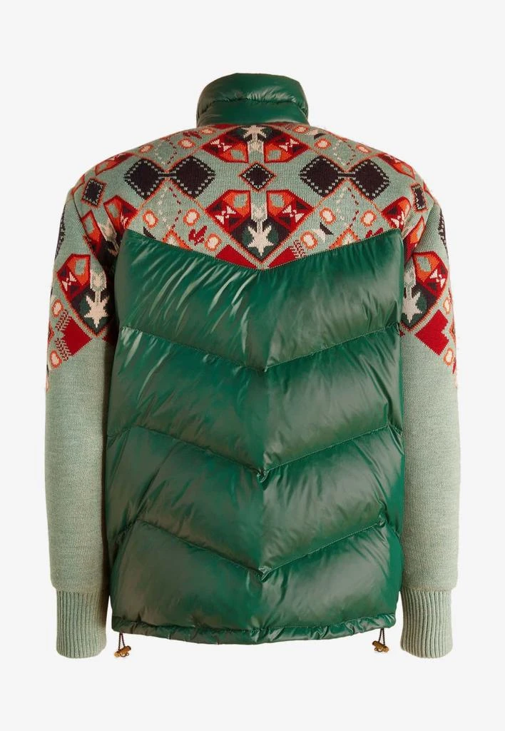 商品ETRO|Down Jacket with Knitted Sleeves,价格¥17100,第4张图片详细描述