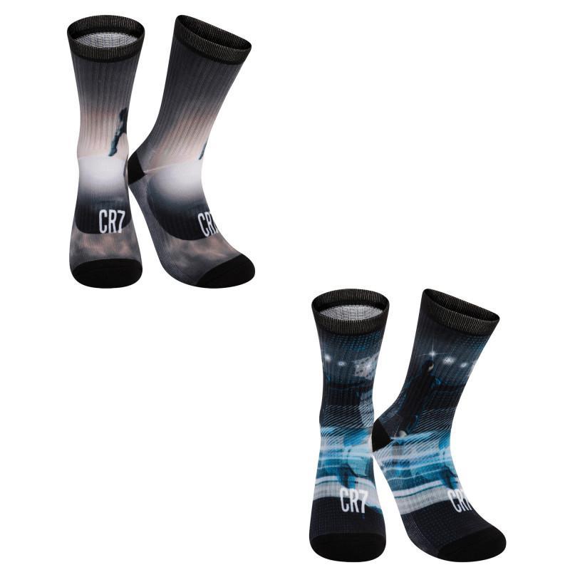 商品CR7 Cristiano Ronaldo|Football print socks set in black,价格¥140,第1张图片
