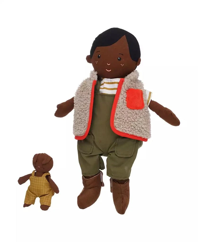 商品Manhattan Toy Company|Playmate Friends Ellis Doll with Mini Bunny Stuffed Animal,价格¥232,第2张图片详细描述