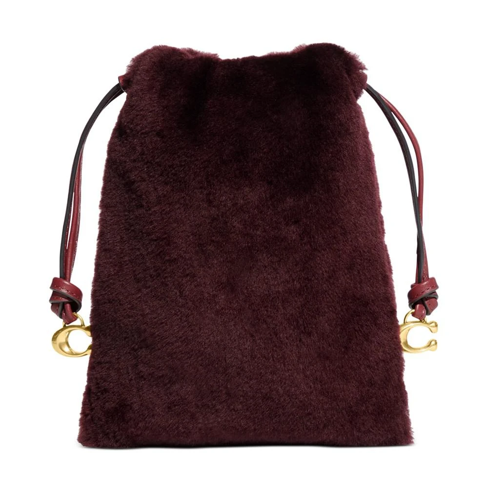 商品Coach|Shearling Drawstring Pouch,价格¥1127,第3张图片详细描述