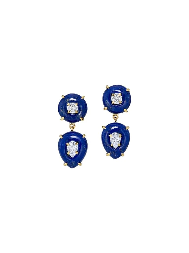 商品Sauer|Lapis Lazuli Drop Earrings,价格¥37926,第1张图片