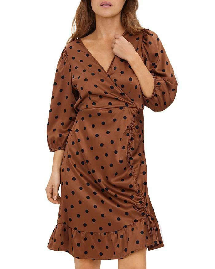 商品VERO MODA|Essi Faux Wrap Dress,价格¥263,第3张图片详细描述