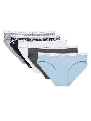 商品Tommy Hilfiger|5-Pack Logo Band Bikini Panties,价格¥185,第3张图片详细描述