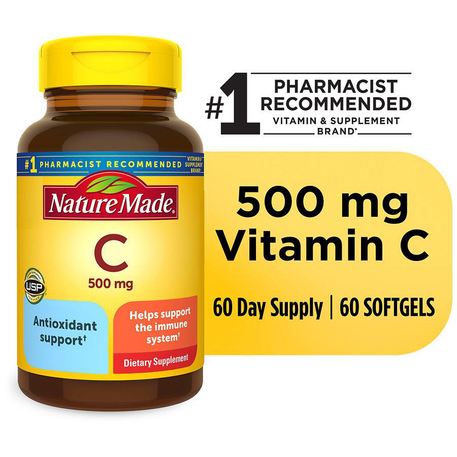 Vitamin C 500 mg Softgels商品第7张图片规格展示