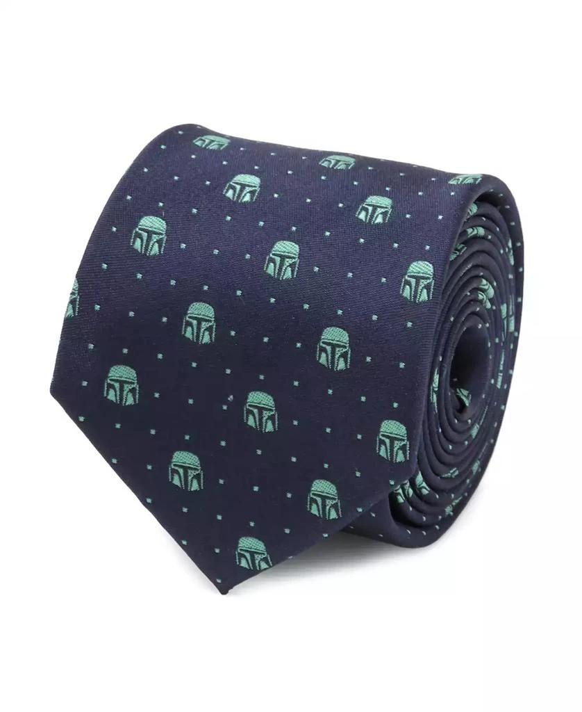 商品Star Wars|Men's Mandalorian Helmet Dotted Tie,价格¥478,第1张图片