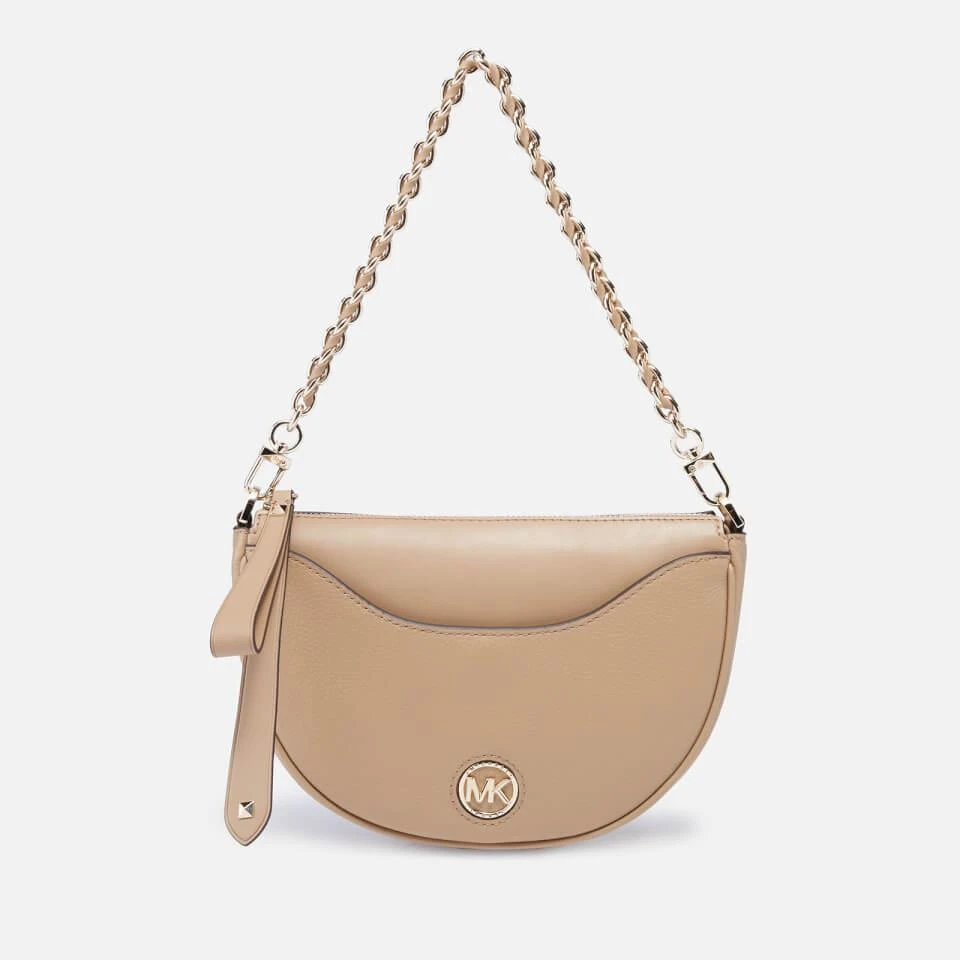 商品Michael Kors|MICHAEL Michael Kors Women's Dover Small Half Moon Shoulder bag - Camel,价格¥929,第1张图片