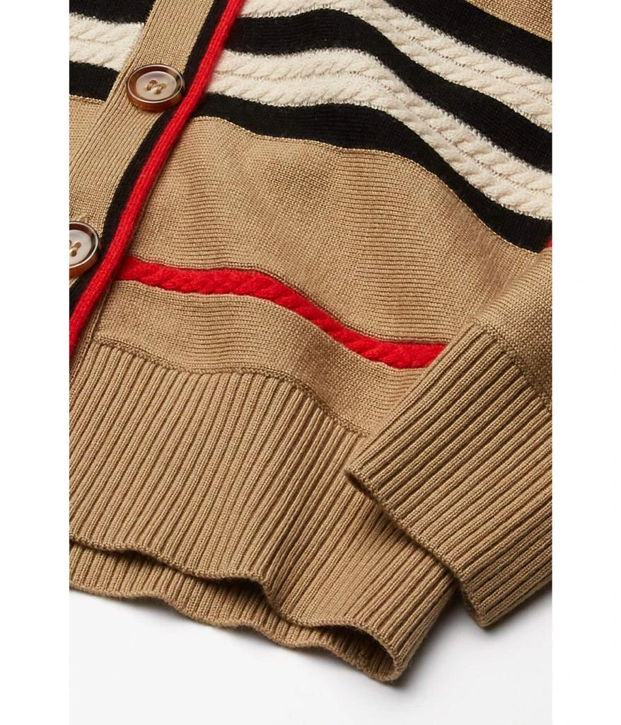 商品Burberry|Stripe and Cable Cardi (Little Kids/Big Kids),价格¥1534,第3张图片详细描述