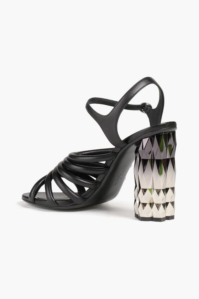 商品Salvatore Ferragamo|Amalia leather sandals,价格¥3791,第3张图片详细描述