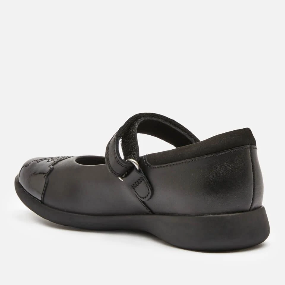 商品Clarks|CLARKS ETCH BEAM KIDS' SCHOOL SHOES - BLACK LEATHER,价格¥90,第2张图片详细描述