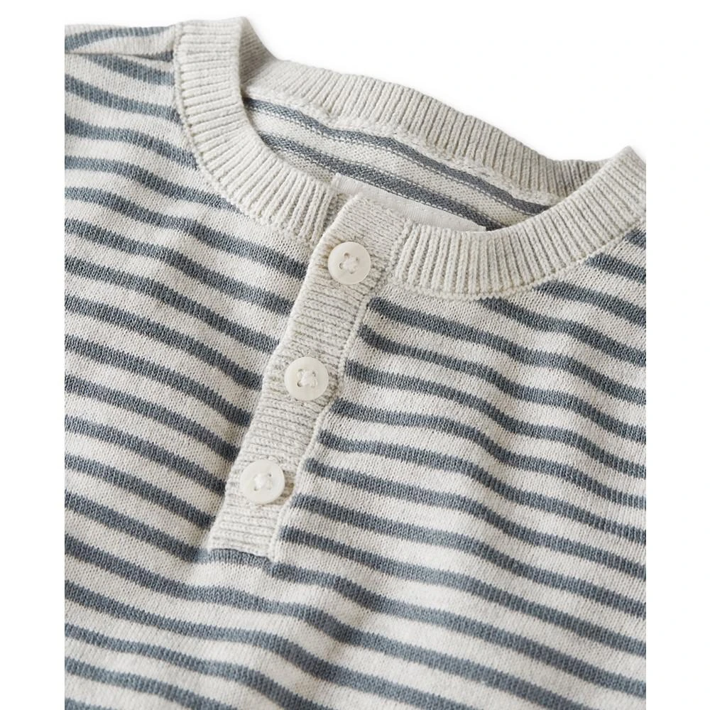 商品Carter's|Baby Boys or Baby Girls 2-Pc. Striped Organic Cotton Sweater Knit Top & Bottom Set,价格¥227,第3张图片详细描述