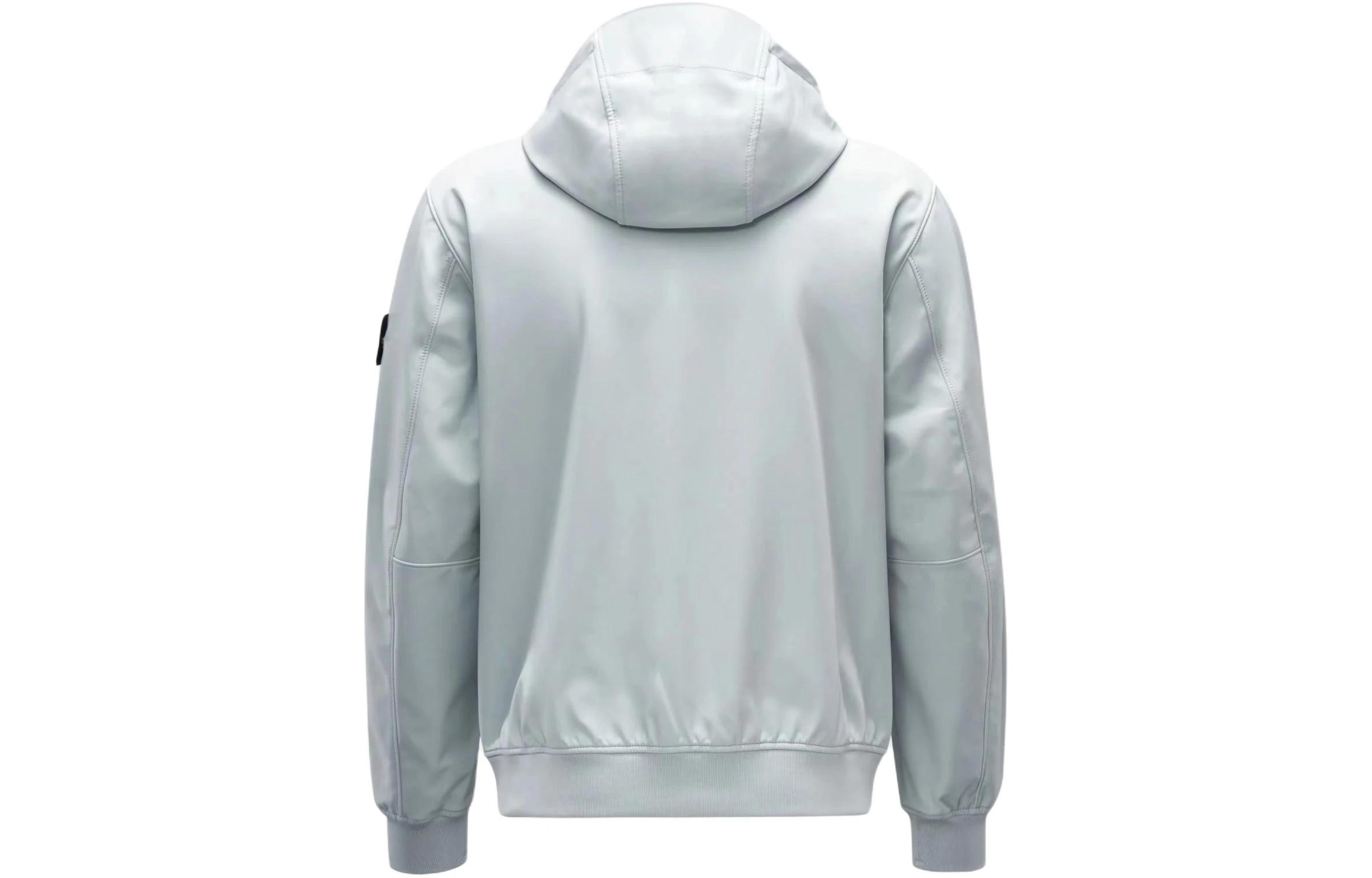 商品[国内直发] Stone Island|石头岛 SS24 SOFT SHELL软壳系列 纯色单排扣休闲连帽夹克 男款 天空蓝色,价格¥6089,第3张图片详细描述