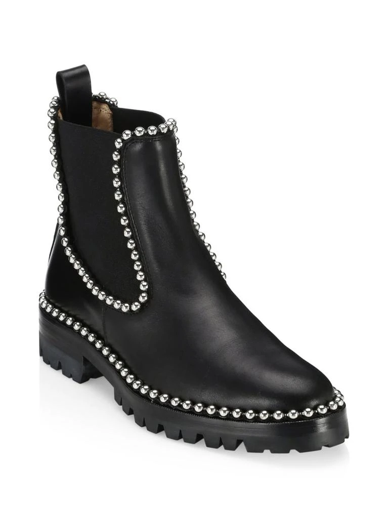 商品Alexander Wang|Spencer Studded Leather Combat Boots,价格¥2237,第2张图片详细描述